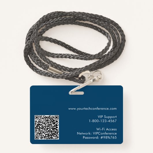 Circuit Technology Event Director Photo ID Badge バッジ (裏面ランヤード)