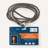 Circuit Technology Event Director Photo ID Badge バッジ (正面ランヤード)