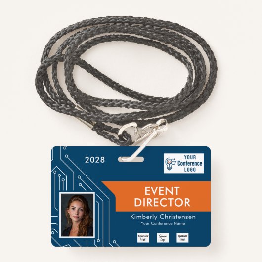 Circuit Technology Event Director Photo ID Badge バッジ (正面ランヤード)