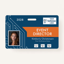 Circuit Technology Event Director Photo ID Badge バッジ