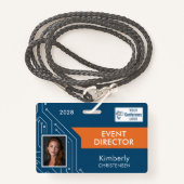 Circuit Technology Event Director Photo ID Badge バッジ (正面ランヤード)