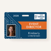 Circuit Technology Event Director Photo ID Badge バッジ (正面)