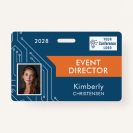 Circuit Technology Event Director Photo ID Badge バッジ