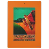 CircuitoのディディミアムのミラノのヴィンテージPosterEurope クリップボード (裏面)