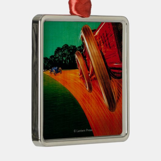 CircuitoのディディミアムのミラノのヴィンテージPosterEurope メタルオーナメント (右)