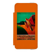CircuitoのディディミアムのミラノのヴィンテージPosterEurope Incipio iPhoneウォレットケース (フォリオ 正面)