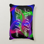 Circular Blend Geometric Accent Parody Pillow アクセントクッション (裏面(縦))