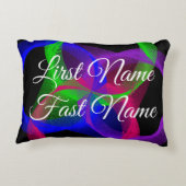 Circular Blend Geometric Accent Parody Pillow アクセントクッション (裏面)