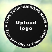 Circular Business Brand文字オンブラック ウィンドウサイン (シート3)