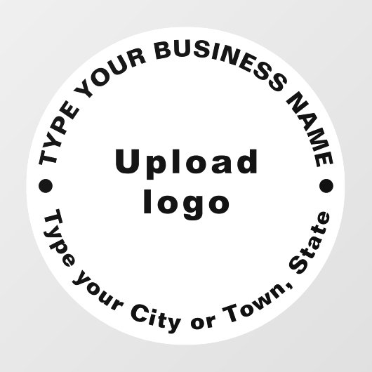 Circular Business Brand文字オンホワイト ウィンドウサイン (シート)