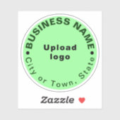 Circular Business Brand文字オンライトグリーンビニル シール (シート)