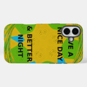 Circular Design  "Have a Nice Day & Better Night" Case-Mate iPhoneケース (裏面 (横))