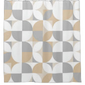 Circular Flow – Bauhaus Style シャワーカーテン (正面)