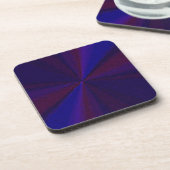 Circular Gradient Patchwork Blue to Purple コースター (左側)