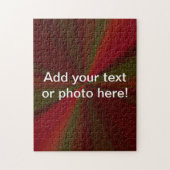 Circular Gradient Patchwork Red to Green ジグソーパズル (縦)