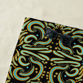 Circular, Linear And Tapered Shapes Abstract Art ビーチタオル (インサイチュ)