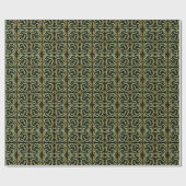 Circular, Linear And Tapered Shapes Abstract Art ラッピングペーパー (フラット)