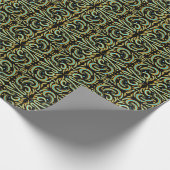 Circular, Linear And Tapered Shapes Abstract Art ラッピングペーパー (角)