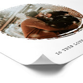 Circular photo ポスター (角)