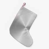 Circular slabs metal iron スモールクリスマスストッキング (正面 (吊り時))