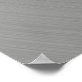 Circular slabs metal iron ポスター (角)