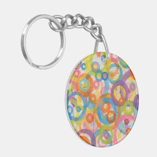 Circular Spectrum キーホルダー (正面左)