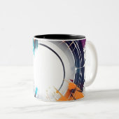 Circular Spectrum Explosion ツートーンマグカップ (正面右)