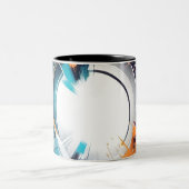 Circular Spectrum Explosion ツートーンマグカップ (中央)