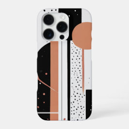 círculos abstractos iPhone 16 proケース