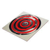 circulos rojos y negros タイル (側面)