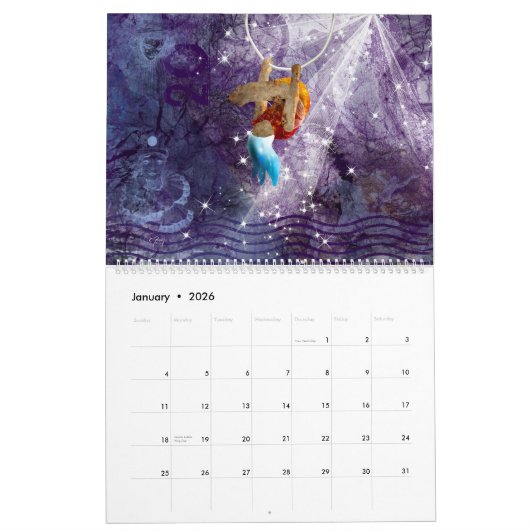 Circus カレンダー (1月 2026)