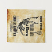 Circus Acrobat Trapezeフランスのヴィンテージア飛んでいるート タペストリー (正面(横))