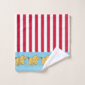 Circus Bathroom Towel Set バスタオルセット (ウォッシュタオル)