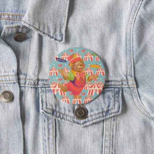 Circus Bear Button 缶バッジ (インサイチュ)