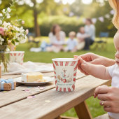 Circus Birthday Elephant Lion Juggler Watercolor  紙コップ