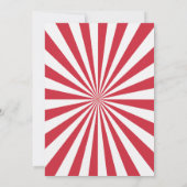 Circus Birthday Invitation - Vintage Big Top Party 招待状 (裏面)