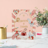 Circus Carnival Baby Shower Sweets and Treats  アクリルサイン (ウェディング)