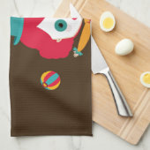 circus design キッチンタオル (四つ折り)