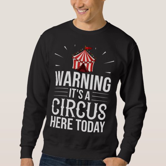 Circus Director Tent Animals Clown スウェットシャツ (正面)