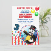 Circus Polar Bear Ringmaster 招待状 (スタンド正面)