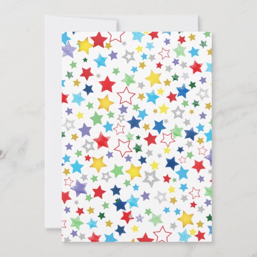 Circus Polar Bear Ringmaster 招待状 (裏面)