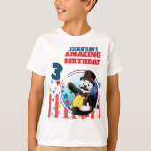 Circus Polar Bear Ringmaster Birthday Tシャツ (正面)