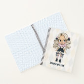 Circus School Pink Cute Girl  Notebook ノートブック (内部)