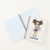 Circus School Pink Cute Girl  Notebook ノートブック (内部)