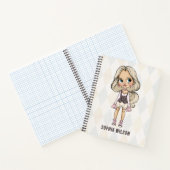 Circus School Pink Harlequin Girl  ノートブック (内部)