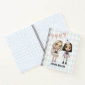 Circus School Pink Harlequin Girls Notebook ノートブック (内部)