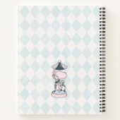 Circus School Pink Harlequin Girls Notebook ノートブック (裏面)