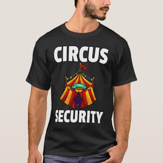 Circus Staff Security Ringmaster Clown Tシャツ (正面)