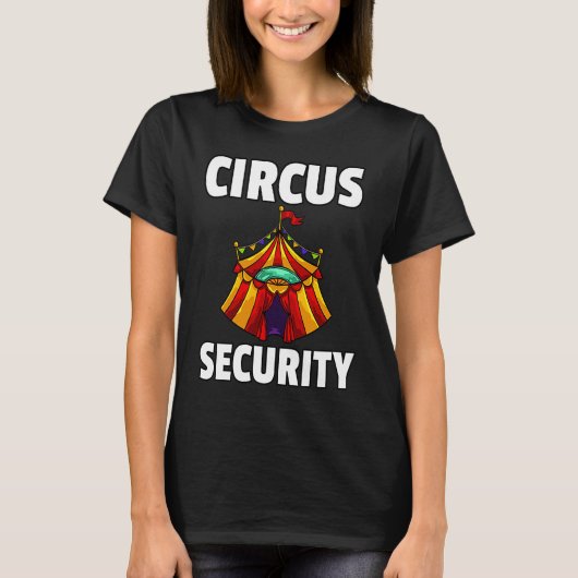 Circus Staff Security Ringmaster Clown Tシャツ (正面)