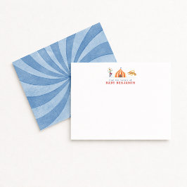 Circus Tent Nursery Note Card ノートカード